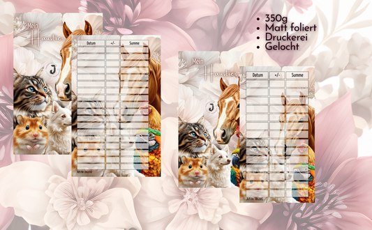 Deckblatt & Dashboard Haustiere