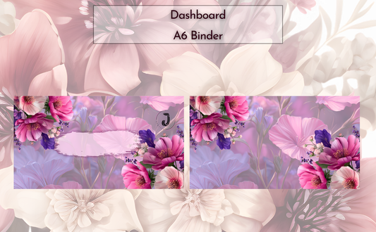 Dashboard Lila Blumen