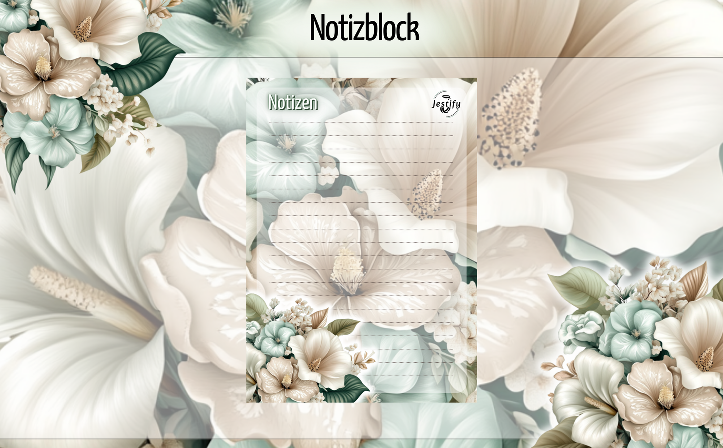 Notizblock Soft Bloom