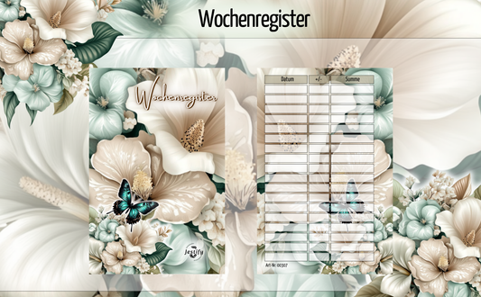Wochenregister Soft Bloom