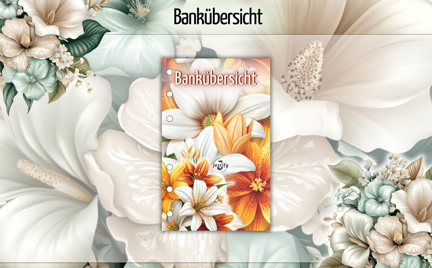 Bankübersicht Orange Flower