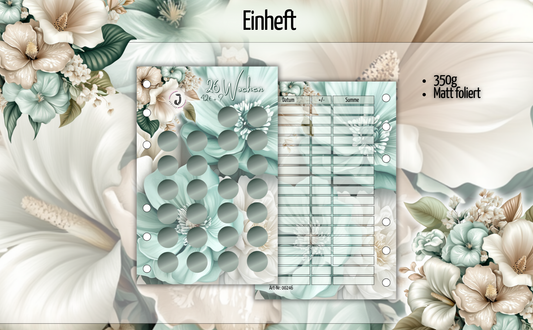 Einheft 26 Wochen Mint Flower