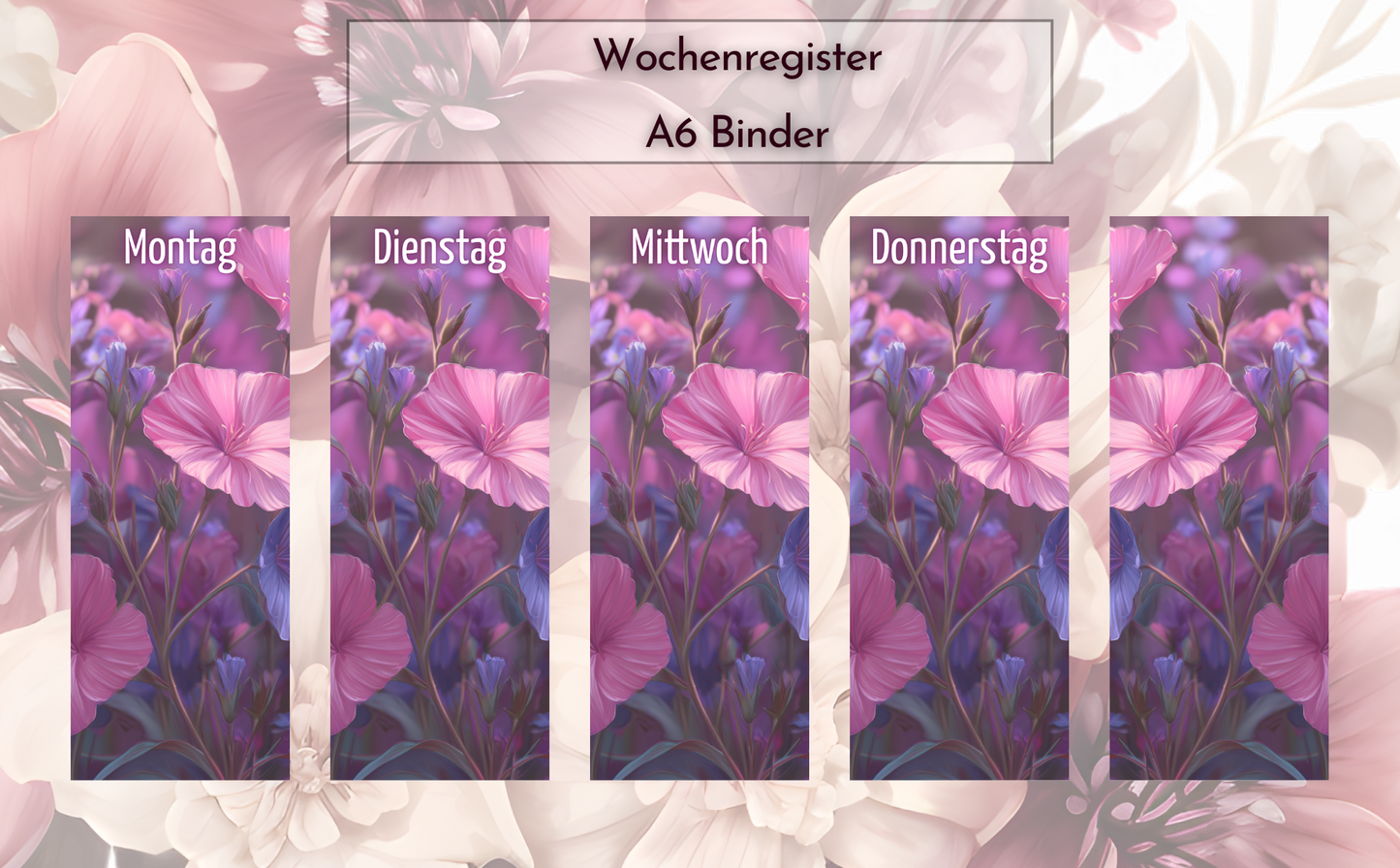 Wochenregister Blumen