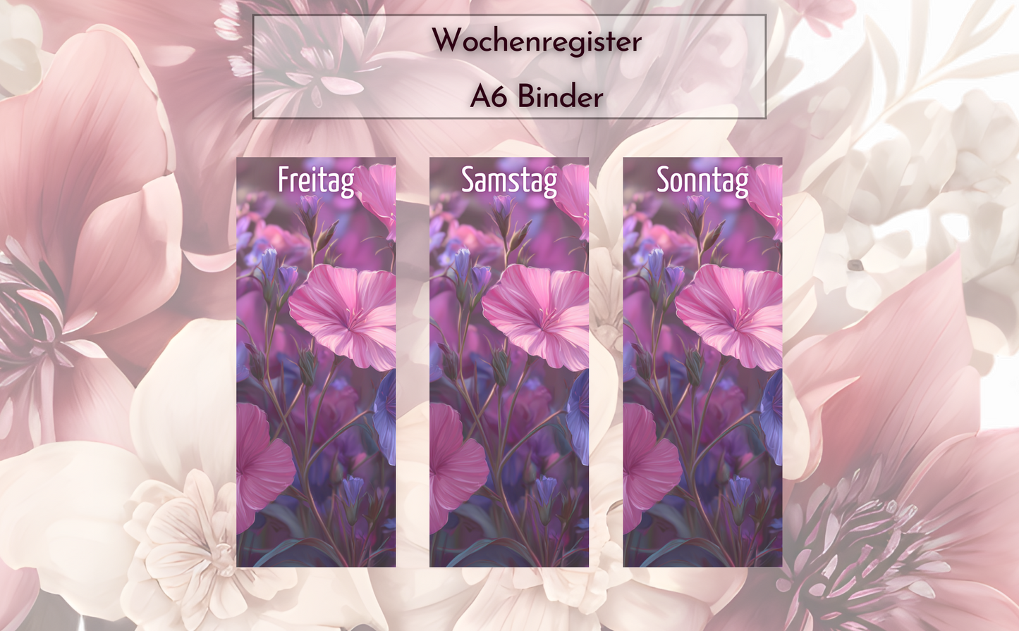 Wochenregister Blumen