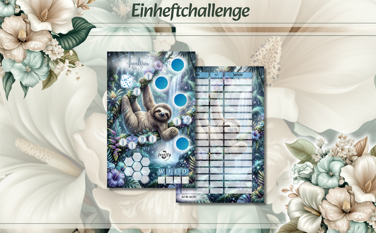 Einheft Faultier