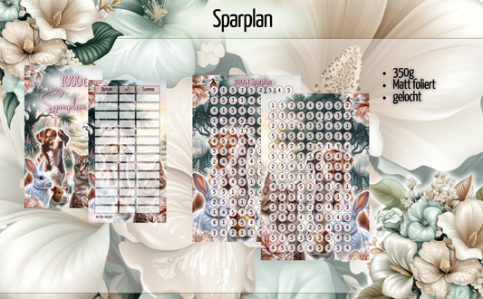 1000 Sparplan Haustiere