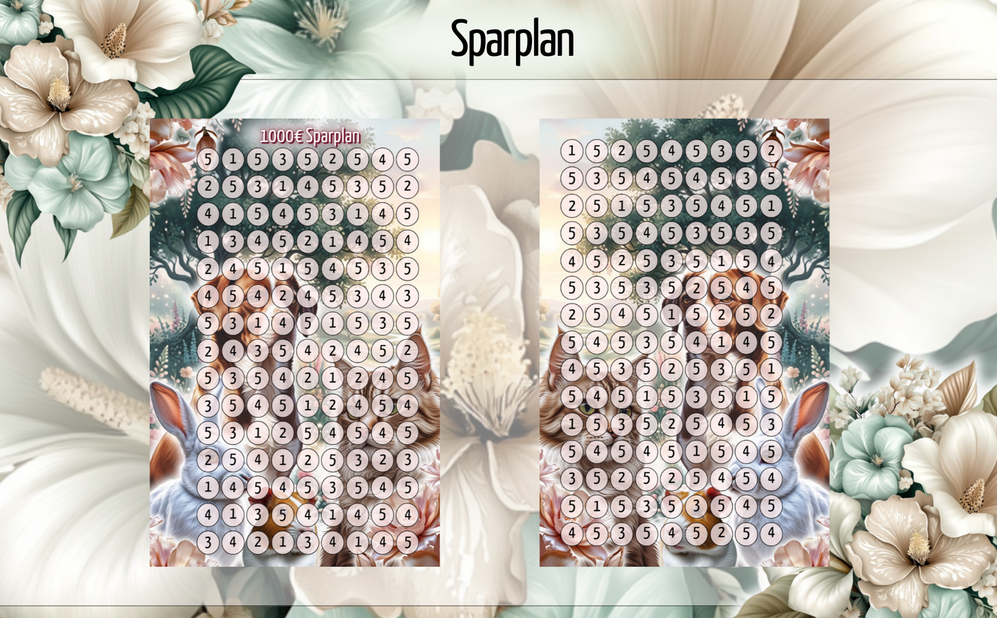 1000 Sparplan Haustiere