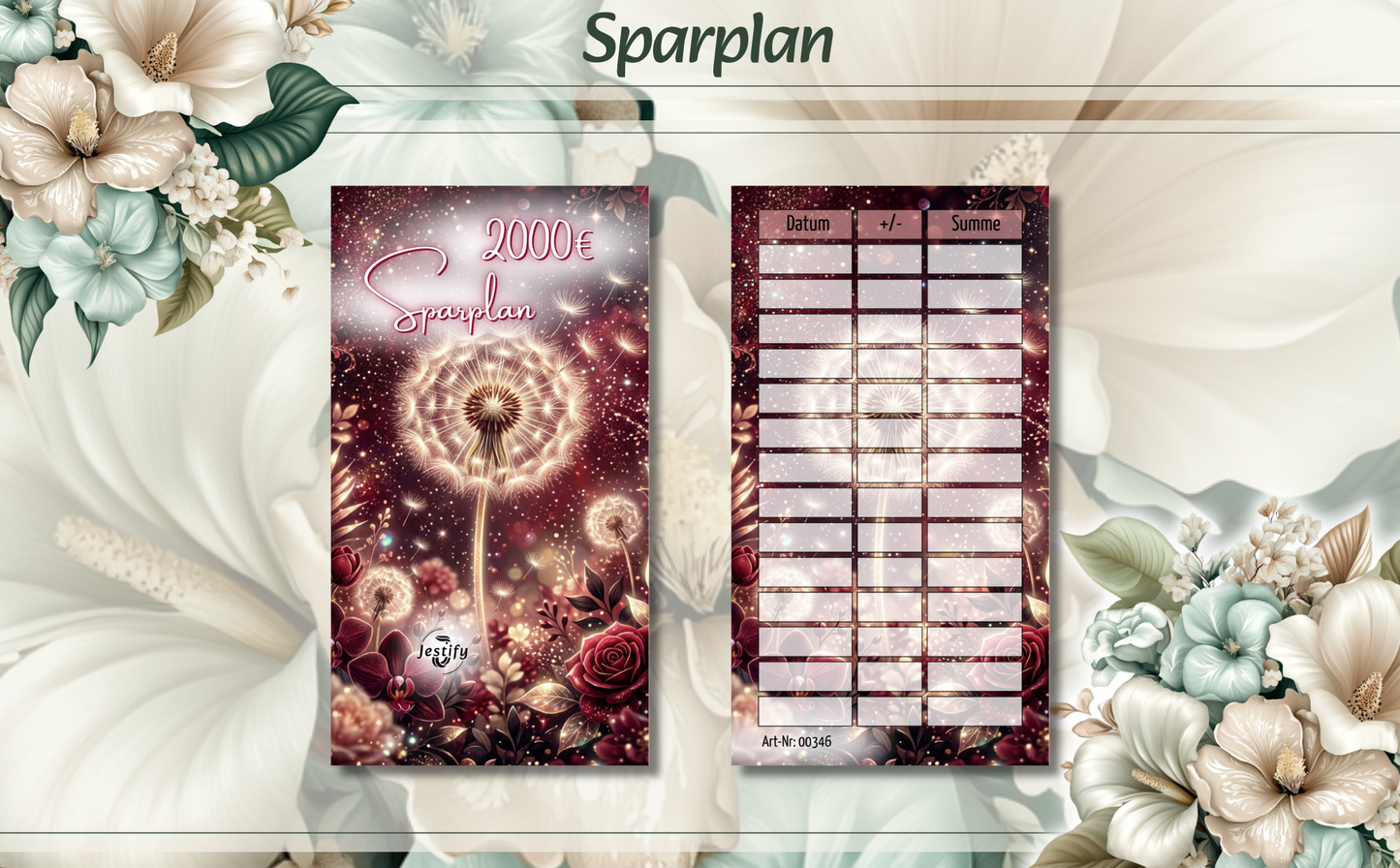 2000er Sparplan Pusteblume