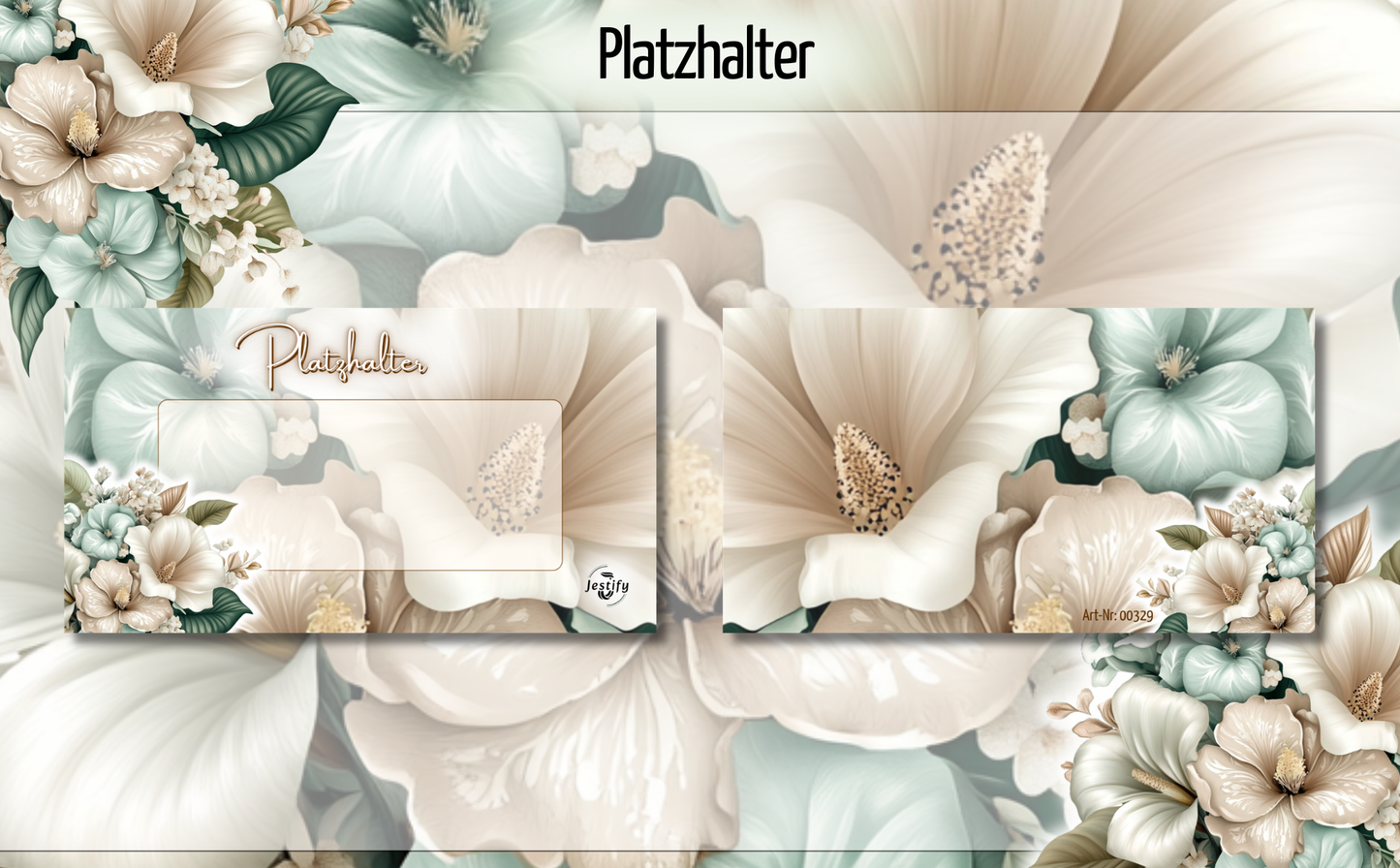 Platzhalter 3er Set Soft Bloom