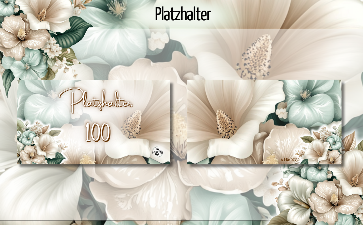 Platzhalter 3er Set Soft Bloom