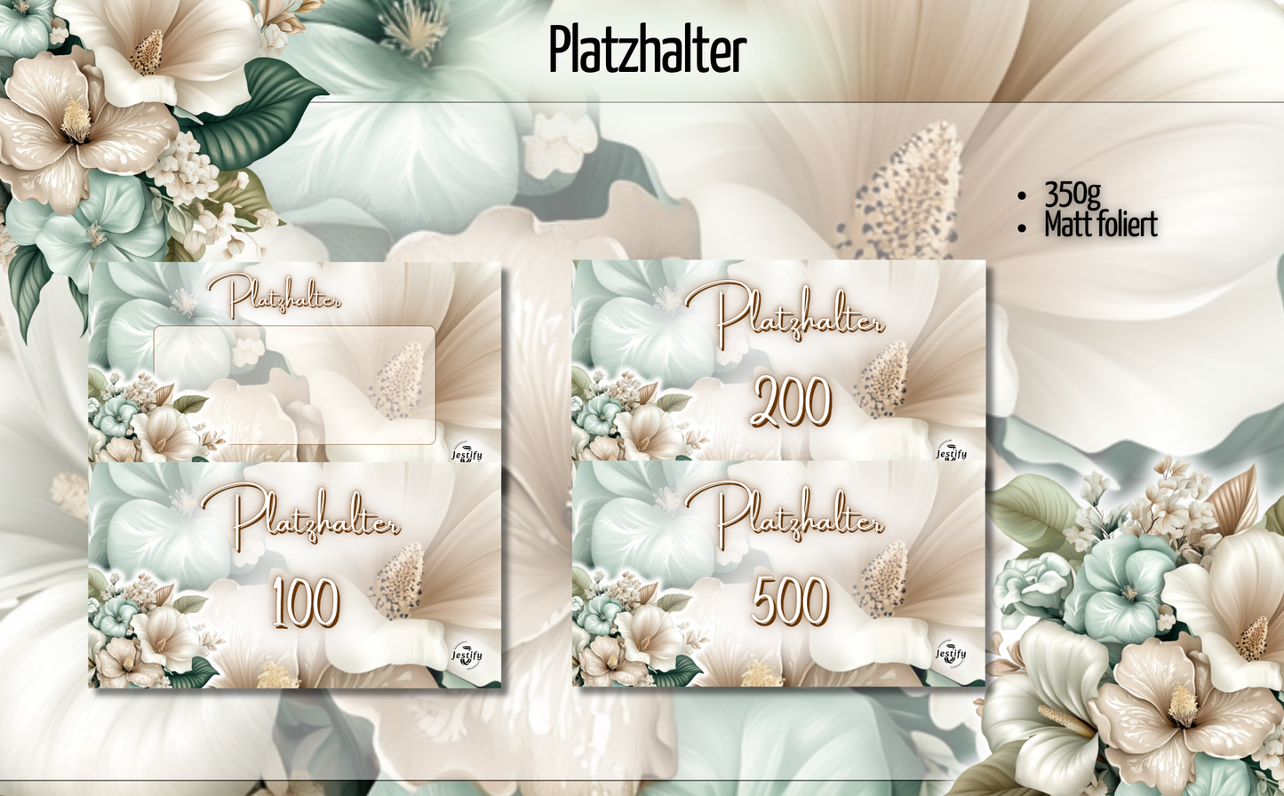 Platzhalter 3er Set Soft Bloom