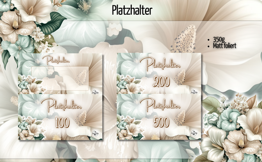 Platzhalter 3er Set Soft Bloom