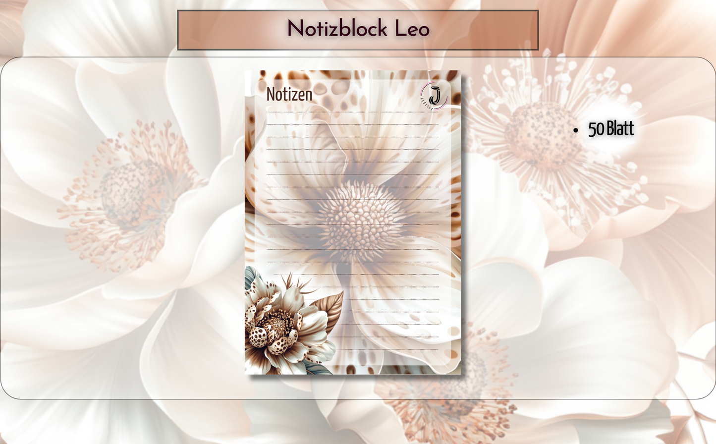 Notizblock Leo