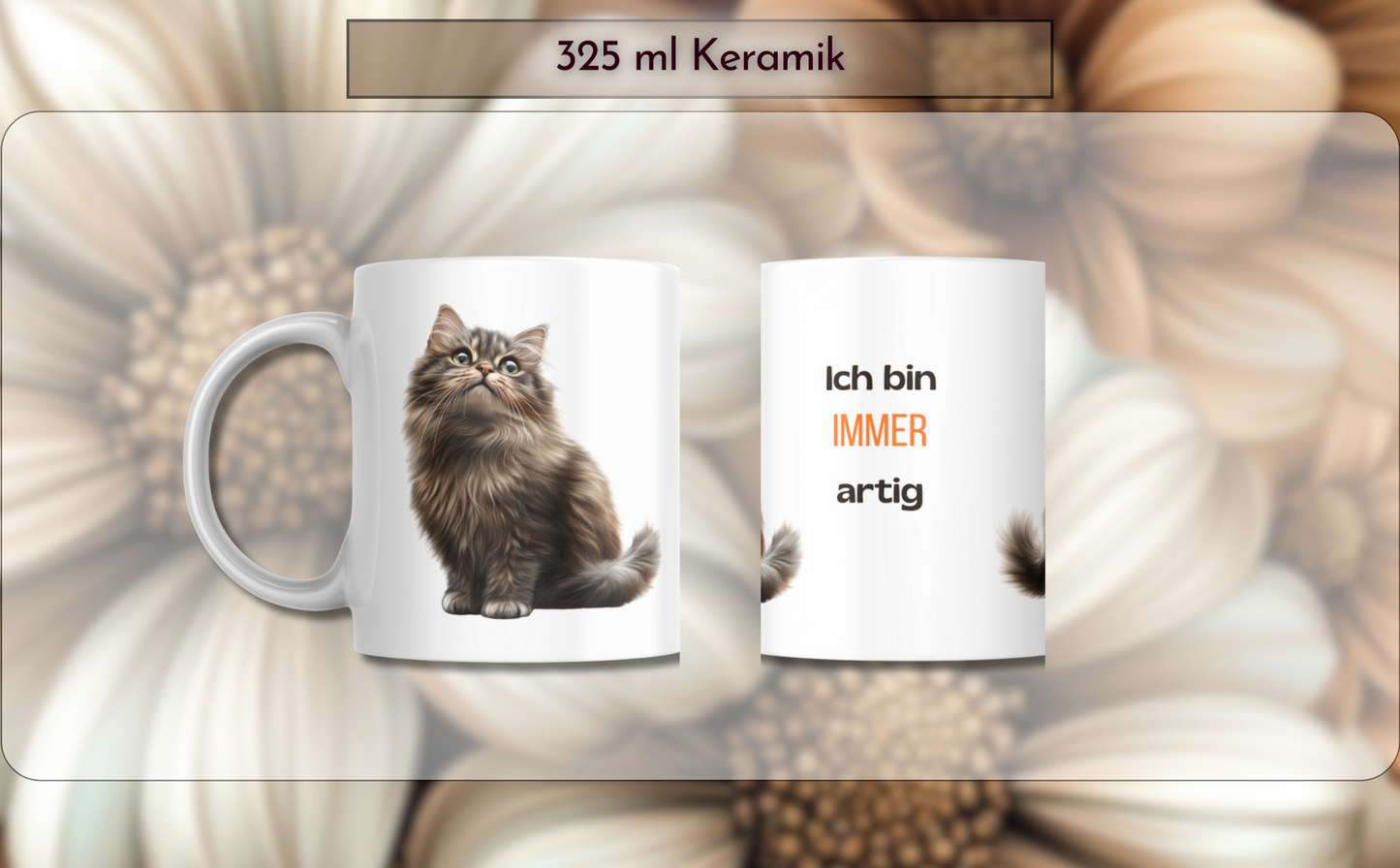 Tasse ich bin immer artig