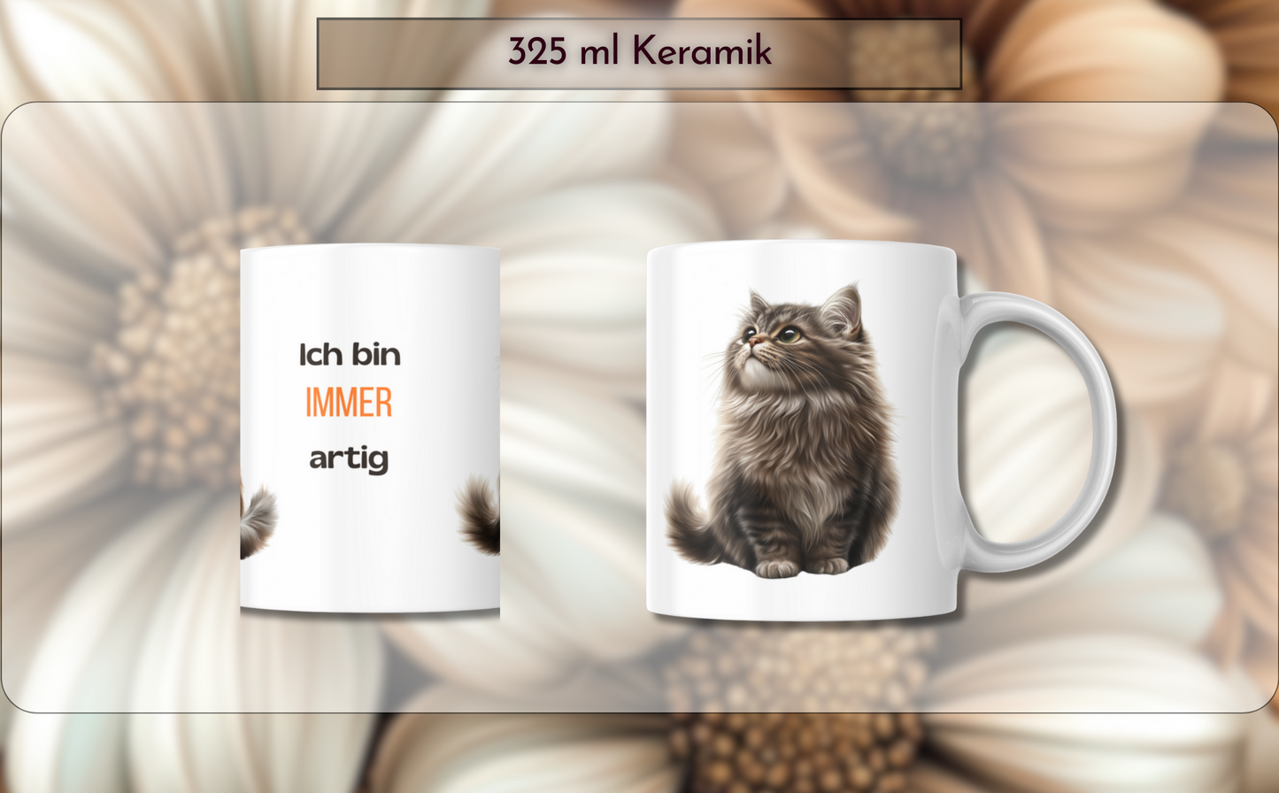 Tasse ich bin immer artig