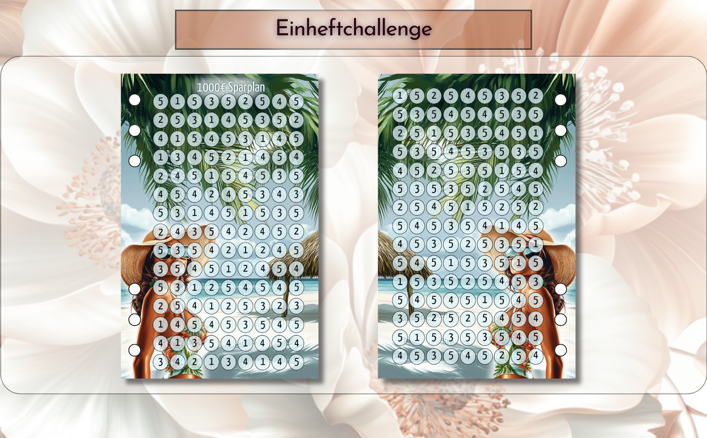 1000€ Sparplan Urlaub